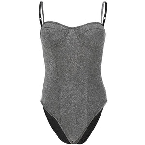 Hold Chest Sleeveless Sexy Bodysuit